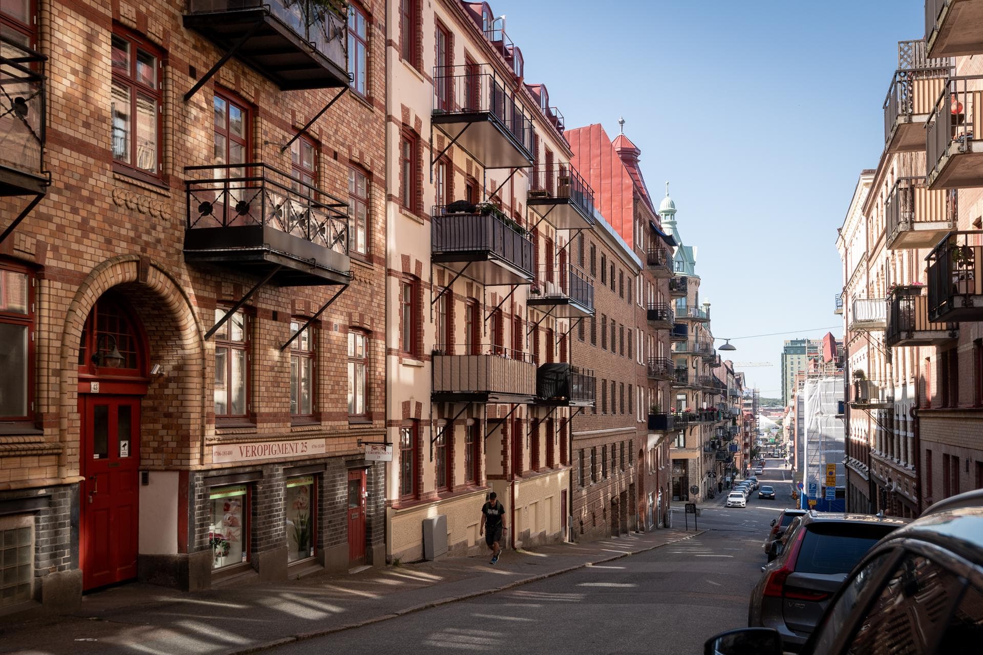 Sekelskiftesfasad vid BRF Svarte Oliven